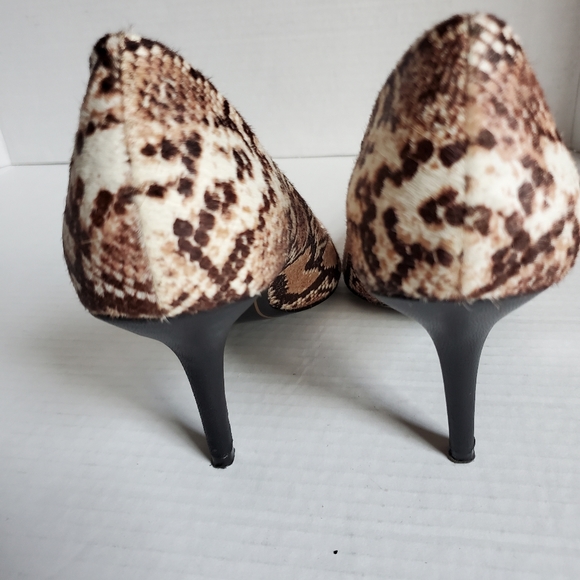 Charles Jourdan Cakdhair Reptile Print d'Orsay Pump 8.5 - Picture 4 of 11